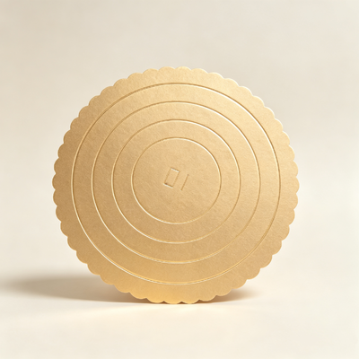 10 inch plain round gold cake board 2,5 mm dik voedsel veilig vochtbestendige cake trommel voor bakkerij